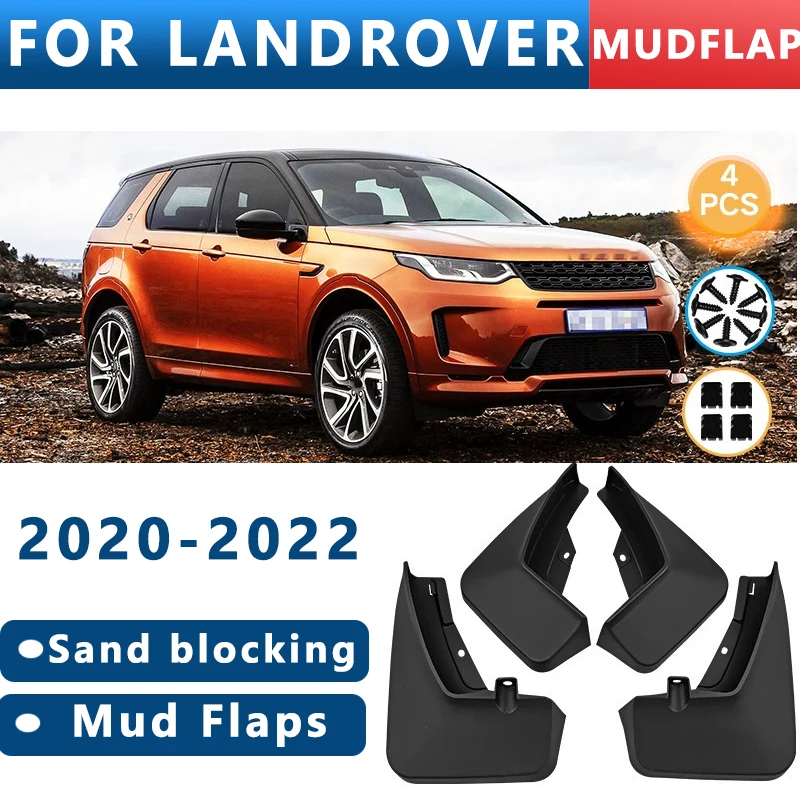

Mud Flaps Fit for LANDROVER Discovery Sport R-dynamic 2020-2022 Mudguards Tire Fenders Splash Proof Accessories Wheel Guards 4ps