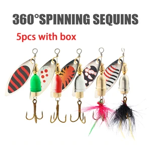 مجموعة إغراء صيد الكربيد من 5 قطع طقم طعم لسمك القاروص والسلمون المرقط والسلمون أعلى 8 مبيعات مقابل فاكتور 5-سلسلة باس - رقم 8