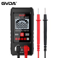 GVDA Digital Multimeter Auto Range DMM Voltmeter True RMS AC DC NCV Ohm Voltage Meter Multi-meter 4000 Counts Smart Multitester