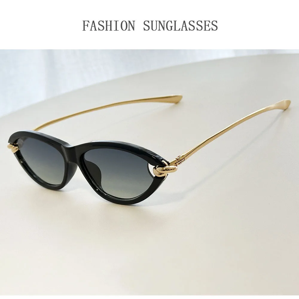 2026 Trendige Cat-Eye-Sonnenbrille für Damen – Luxuriöse Outdoor-Sonnenbrille mit UV-Schutz im Punk-Vintage-Stil – Detail 12