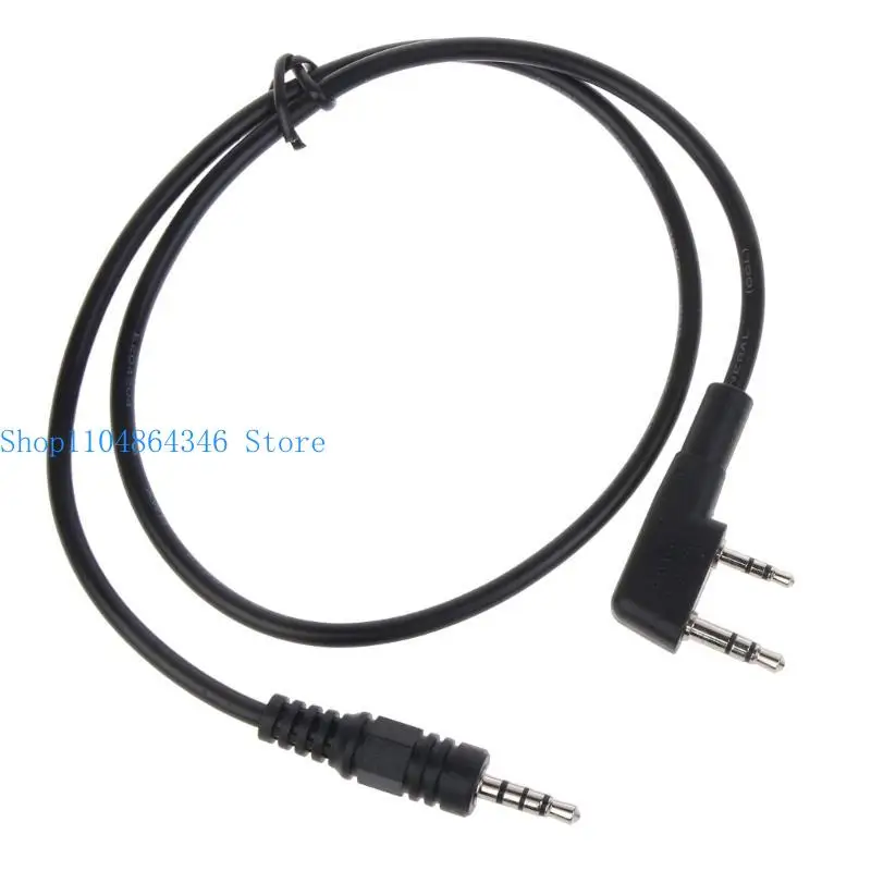 5asd K-نوع سماعة موصل التوصيل إلى 3.5 مللي متر مكبر الصوت وصلة كابل لراديو TK-240