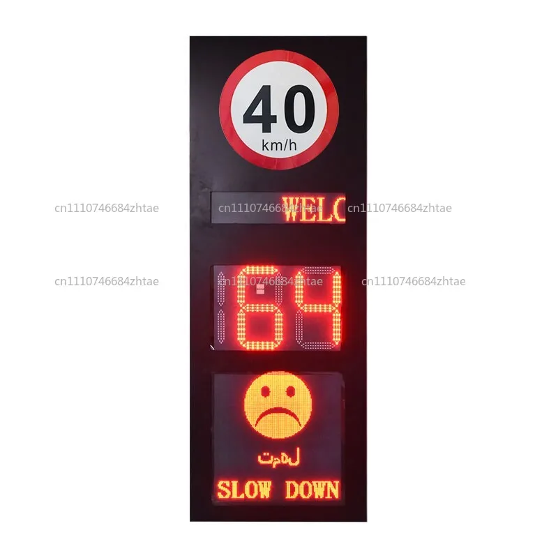 Radar Speed Detector for Traffic Vehicle Capture Solar Radar Speed Detector for Road Safety