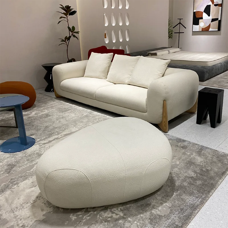 High Quality Boucle Sofa Set Furniture Designs Nordic Living Room Sectional Sofas