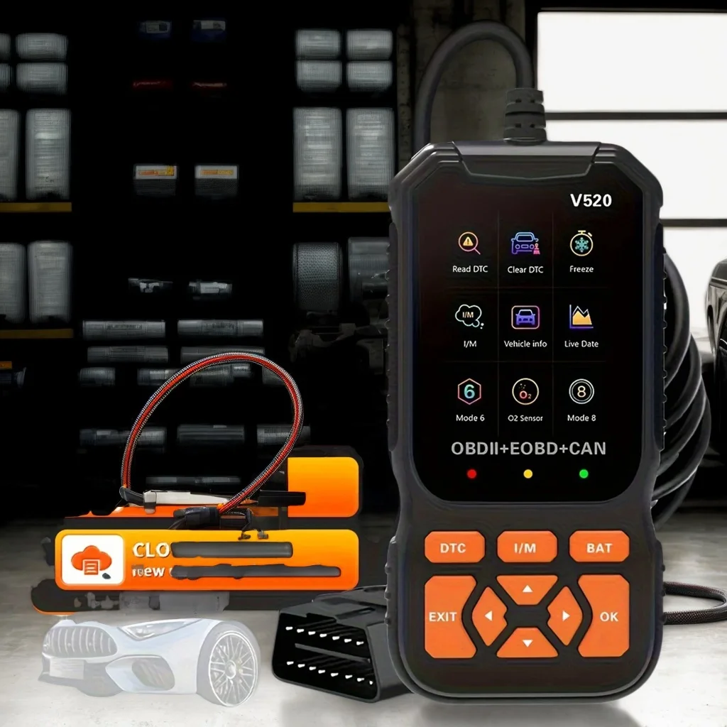

Bluetooth OBDII Diagnostic Tool – Wireless Car Code Scanner with iOS/Android App for DTC & Battery Testing