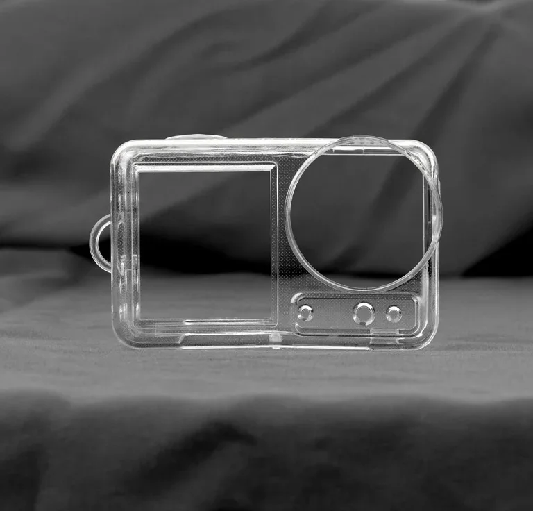 For DJI Osmo Action 3 4 Transparent Case Housing Protective White Grey TPU Shell Protector For Dji 3 Action4 camera Accessories