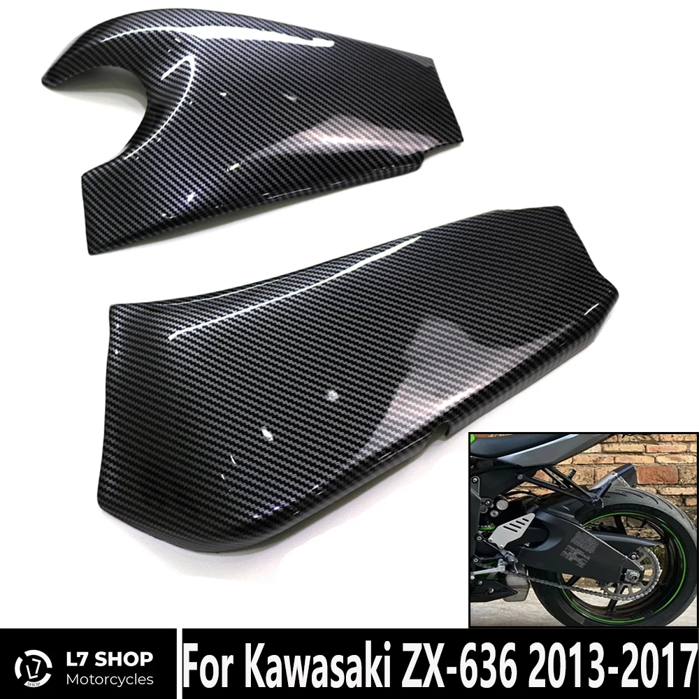 

Motorcycle Fairing Carbon Fiber Color Rocker Arm Protector ABS Injection Molding for Kawasaki ZX-636 636 2013 2014 2015 2016