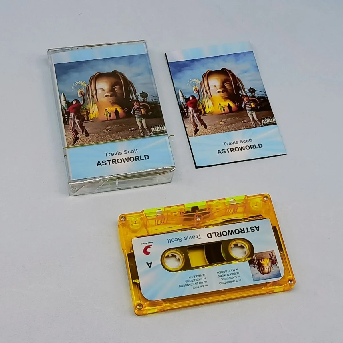 

Travis Scott Astroworld Music Tape SICKO MOD Hip Hop Cosplay Cassettes Soundtracks Box Car Walkman Tape Party Music Collection