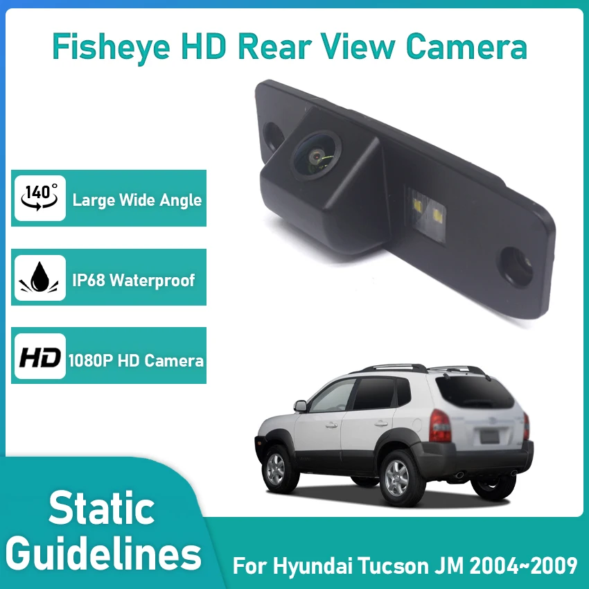 Kamera cofania CCD HD rybie oko do Hyundai Tucson JM 2004 2005 2007 2008 2009 akcesoria do monitora kamera cofania samochodowego