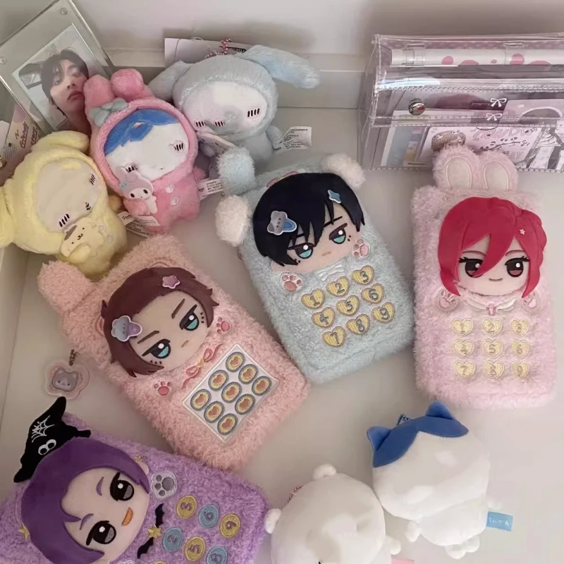 

New Cute And Creative Jumpsuit Suitable For 10-13cm Cotton Dolls Cartoon Bodies Mobile Phone Models Doll Clothes ﻿