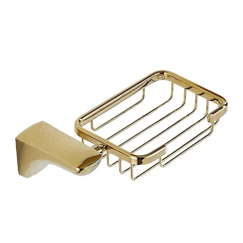 X-15 household high-grade soap box double-layer drain rack stainless steel high-grade wall-mounted wall free punching