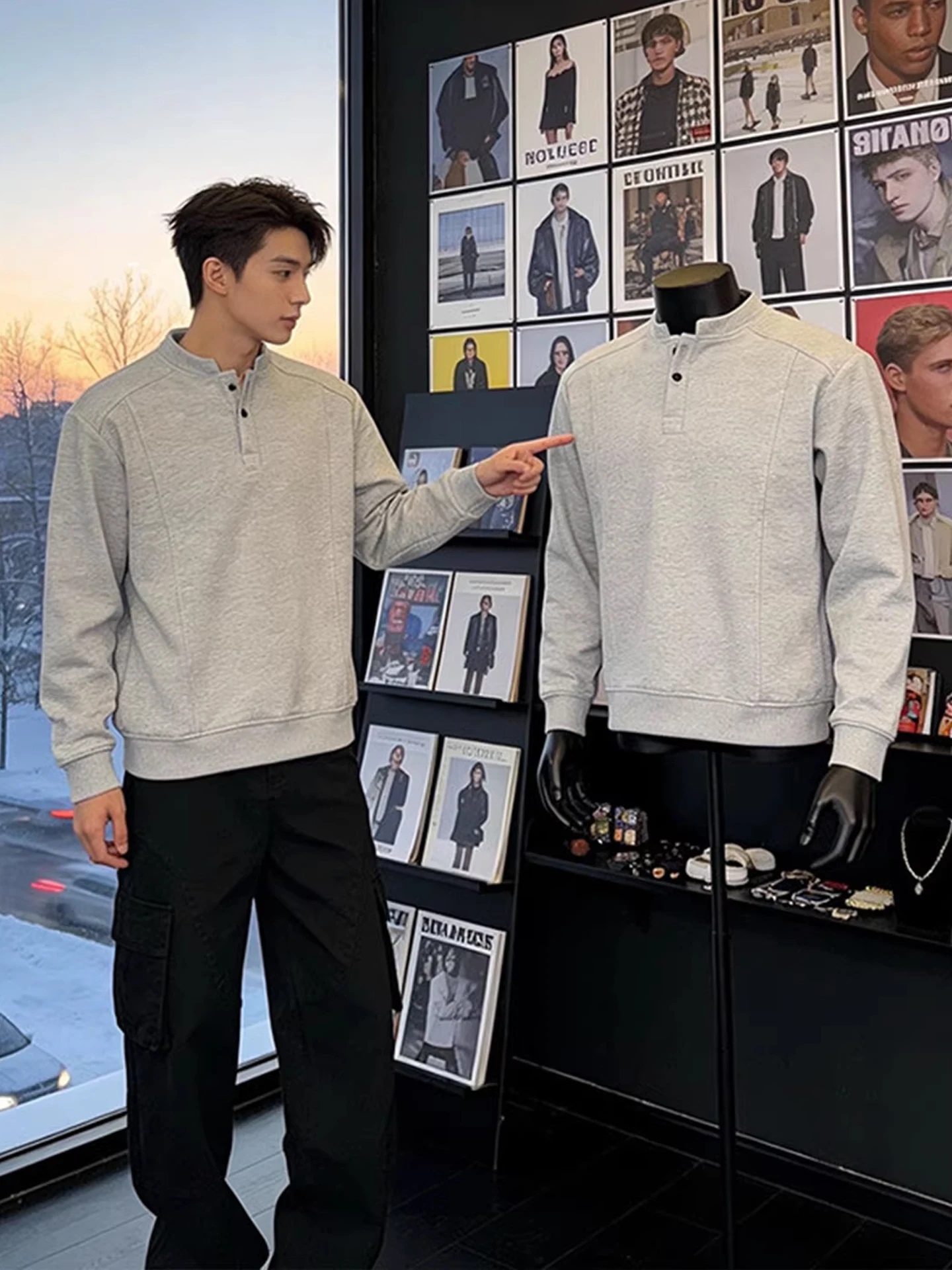 

Мужская толстовка с капюшоном American Sle Thiened Fce, толстовка с воротником Long Sve, внутренняя одежда Island Cotton Base irt, осень-зима