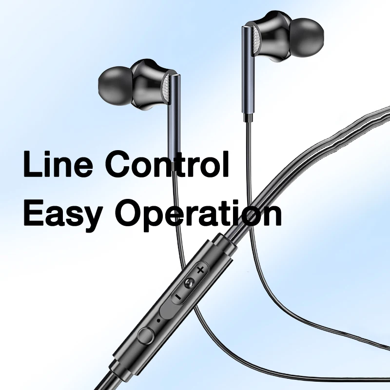 

EARDECO 3.5mm Wired Headphones with Microphone Headset Earbuds for Mobile Phone Sport Wired Earphone with Wire In-ear Headphone