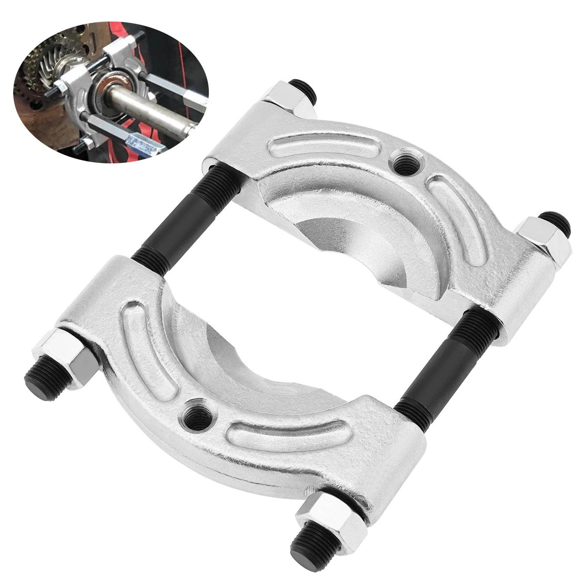 Heavy DutyBearing Puller for Gear Pinion/Wheel Hub/Bearing Separator with 1/2in to4-5/8in Jaw,Chrome-plated Steel Splitter Tool