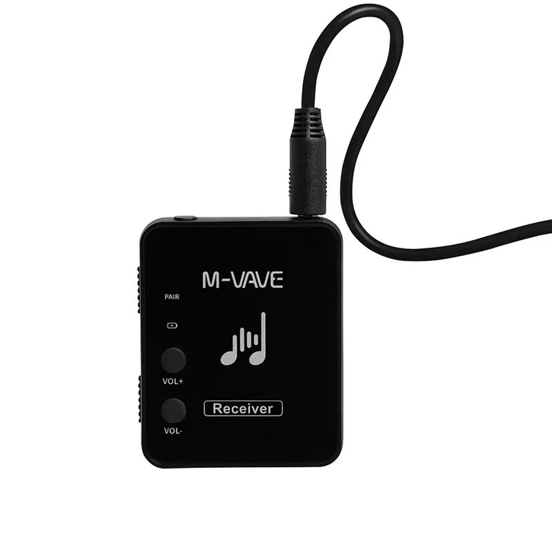 ممتاز-M-Vave M8 Wp-10 2.4G نقل لاسلكي استقبال الصوت سماعة أذن MS-1 للستيريو الأسود