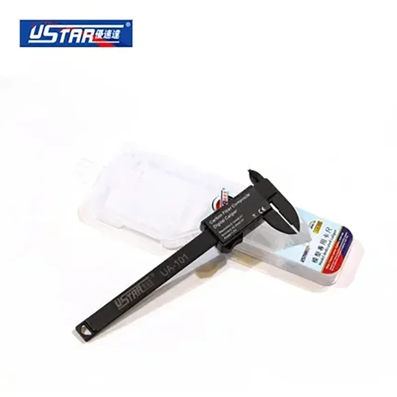 Ustar UA-90101 0~100m Model Carbon Fiber Electronic Digital Display Vernier Caliper Measuring Model Tools for Model Kits DIY