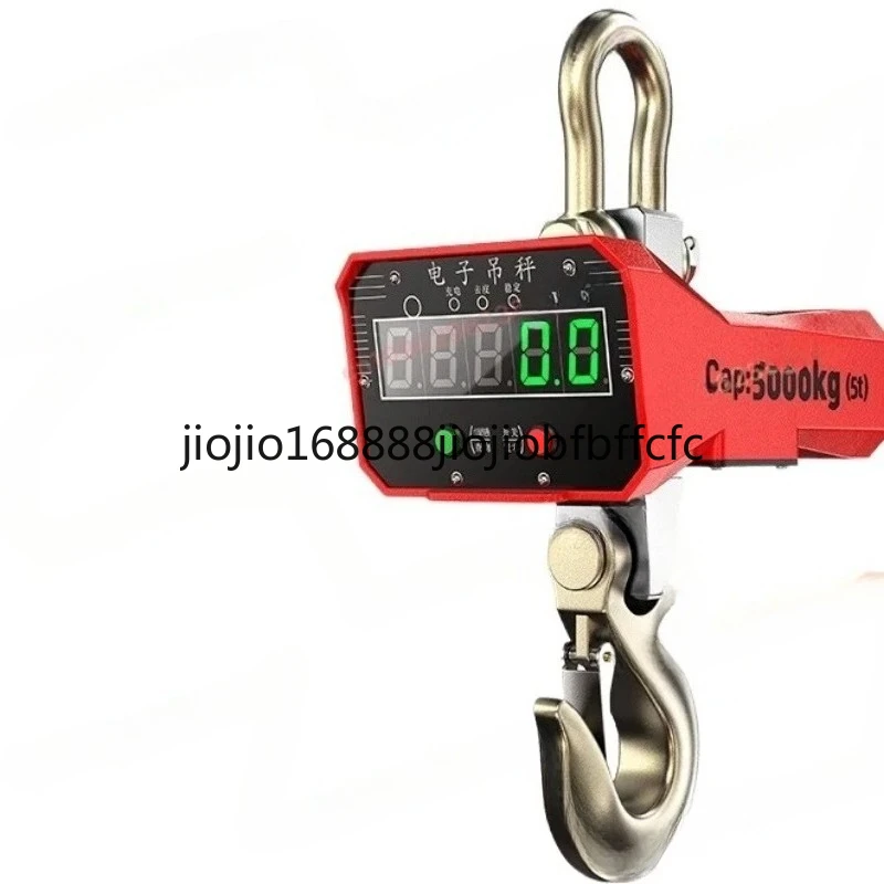 Suitable for digital 5T wireless remote control portable hanging scale industrial weighing aluminum shell LCD display