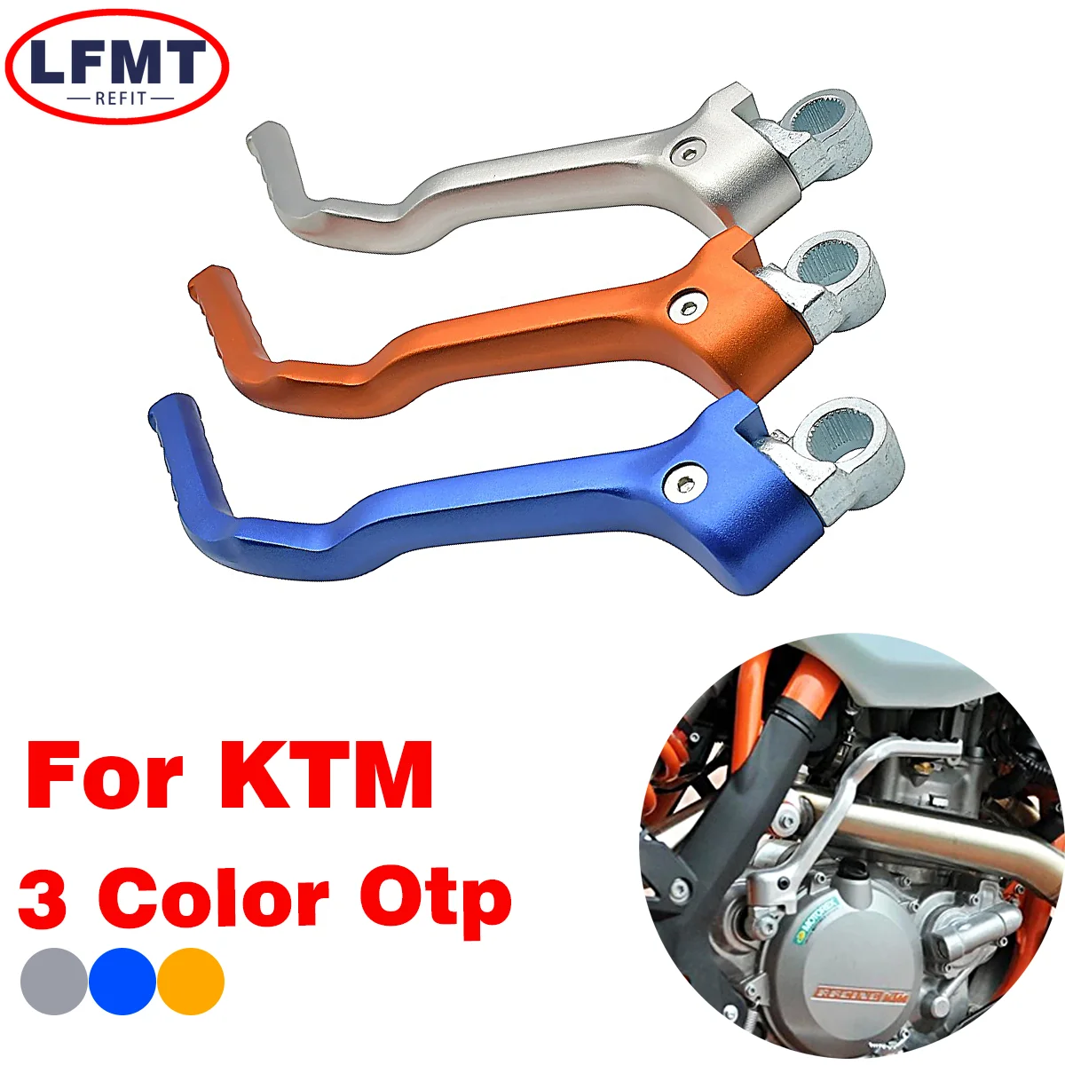 

Motocross 7075 Aluminum Forged Kick Starter Start Lever For KTM EXC EXCF 250-530 1998-2018 XC XCW For Husqvarna TC TE 2014-2020