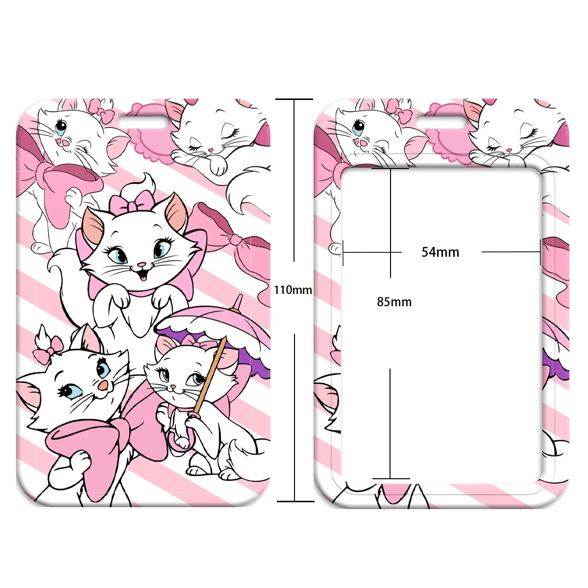 Marie Cat Cute Lanyard for Key Neck Strap lanyard Card ID Badge Holder Key Chain Key Holder Keyring Accessories