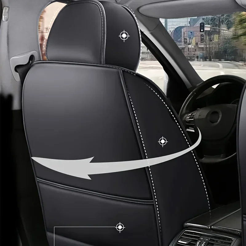 Picture 7: Car Seat Cover Set, 5 Colors , Universal Fit, Full Coverage, Stylish & Durable, Enhance Car Interior Accessories