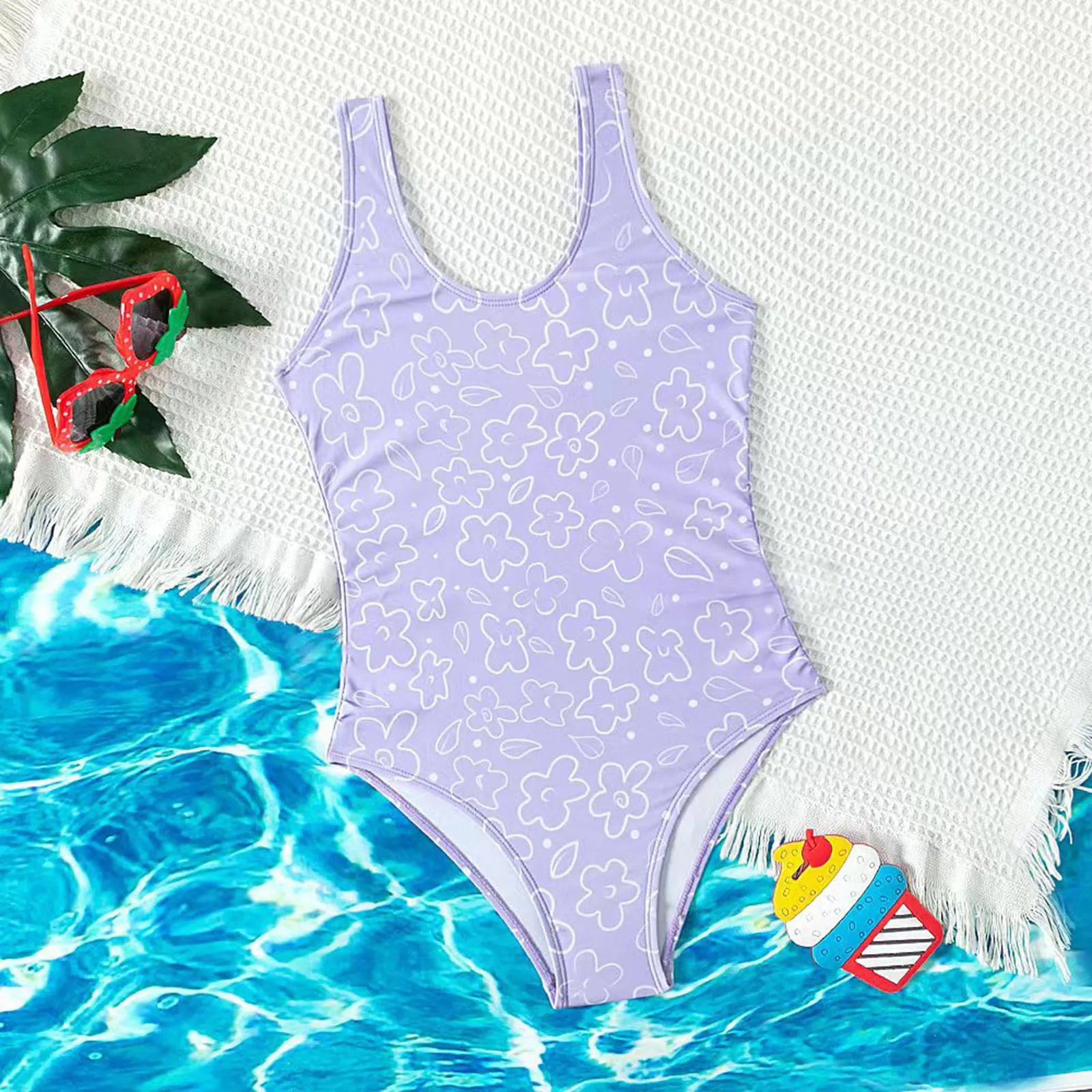 

Bikini for Kids Girls' Swimsuit Beach Bathing Suit For Girls Toddler Cute Kids Swimwear Girl 3 Piece Bathing Suit