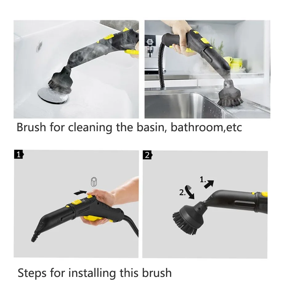 Stoomreinigingsborstel Nylon Borstel Borstelhaar Stoomreiniger Onderdelen Voor Karcher Sc1 Sc2 Sc3 Sc4 Sc5 Ctk10