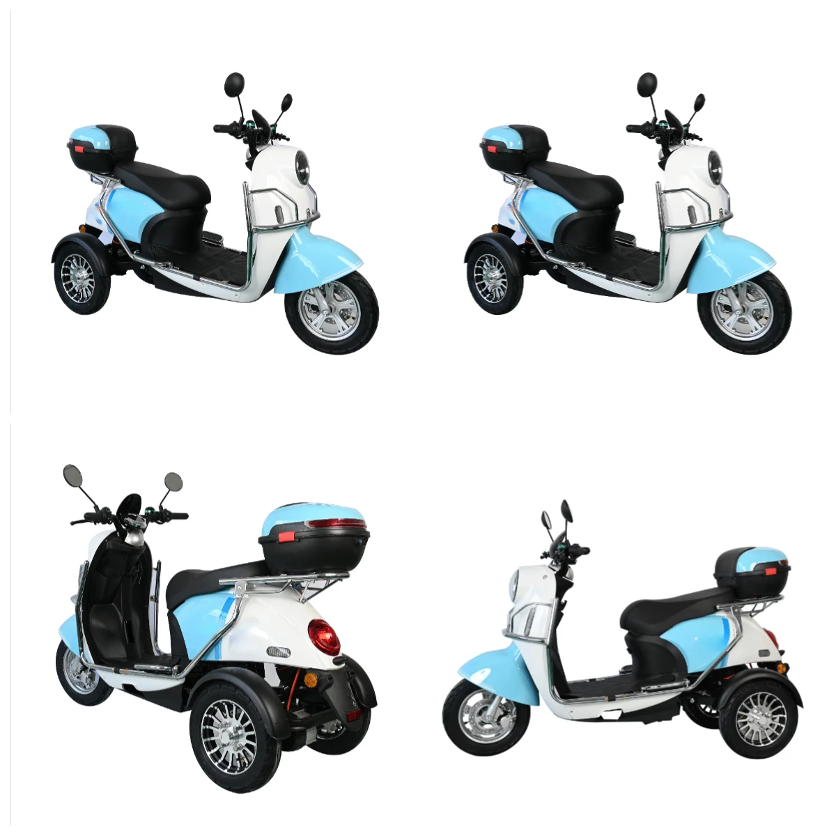 

STLF Adult Walking Tricycle for Elderly Leisure Foreign Trade Parent-Child Electric Small60V Three-Wheeled Open Electric Vehicle