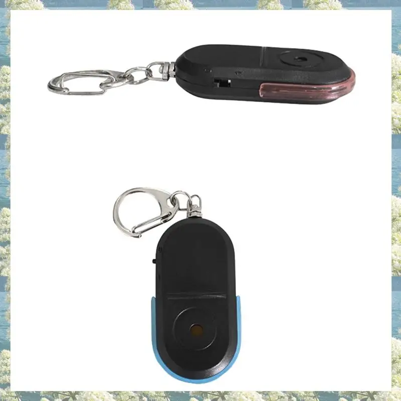 New-6X Mini لمكافحة خسر صافرة مفتاح مكتشف إنذار لاسلكي العلامة الذكية مفتاح محدد المفاتيح المقتفي صافرة الصوت مصباح ليد