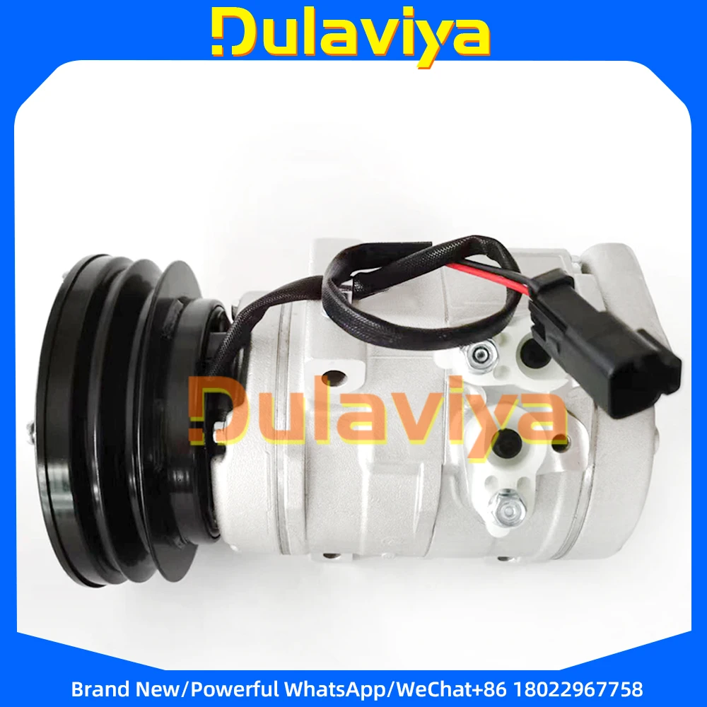 

10S17C AC Compressor For CAT320 CAT320C CAT320D Caterpillar Excavator 447220-3845 447220-3846 447220-3847 447220-3848 2473002800