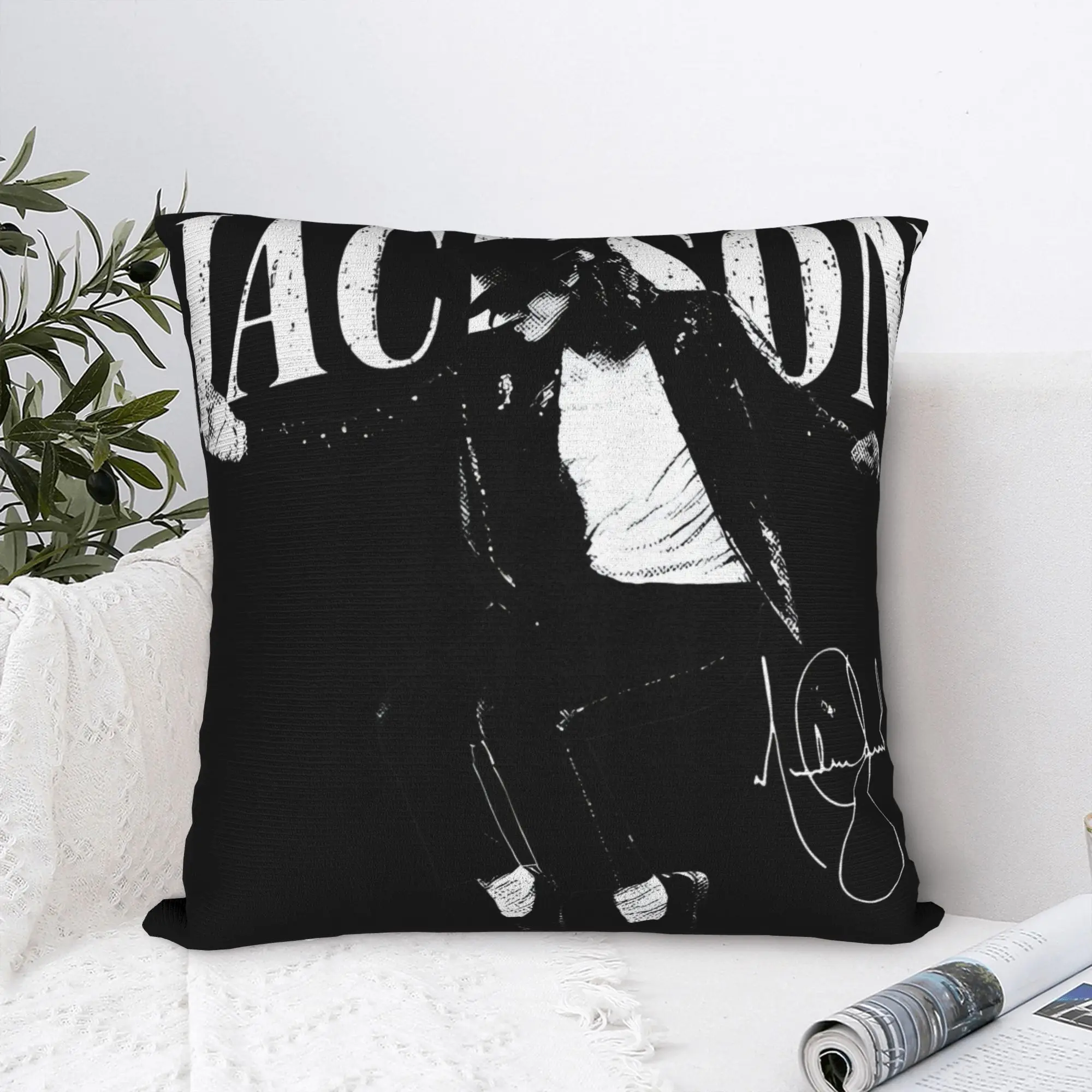 Michael Jackson Dance Pillow Cover  Comfy Cushion Cover Fashion Pillow Case For Sofa Couch Bed Living Room