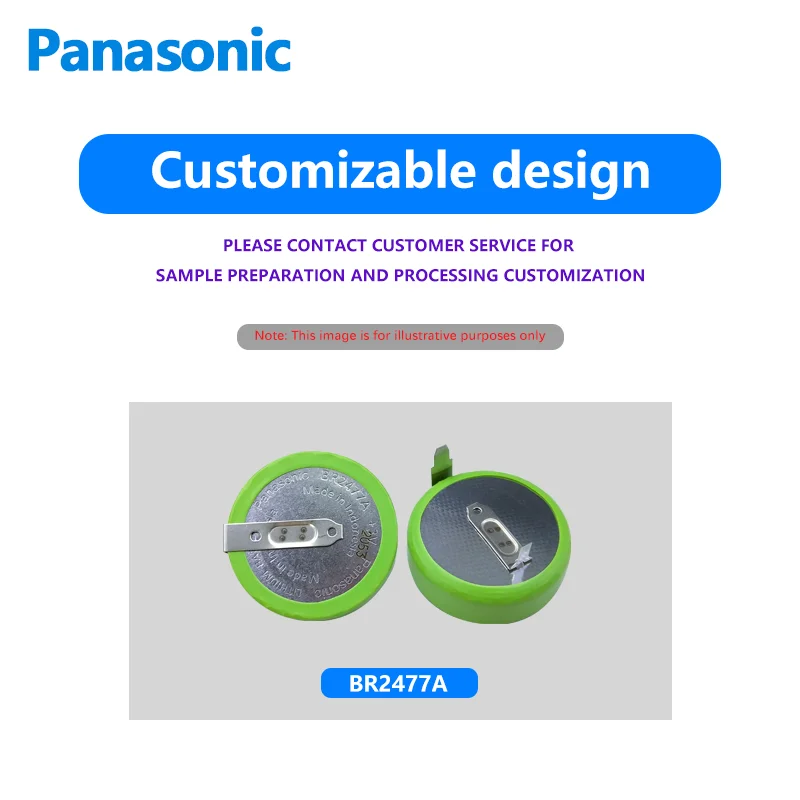 Panasonic BR2477A battery 3V high-temperature resistant industrial control motherboard electronic medical equipment CR2477W