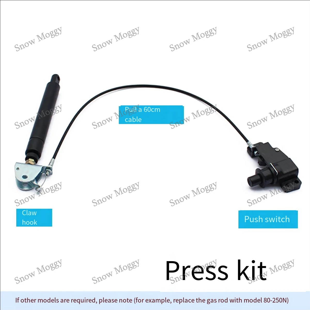 

Reclining Office Chair with Gas Spring Lift Mechanism – Includes Press Adjustment Kit