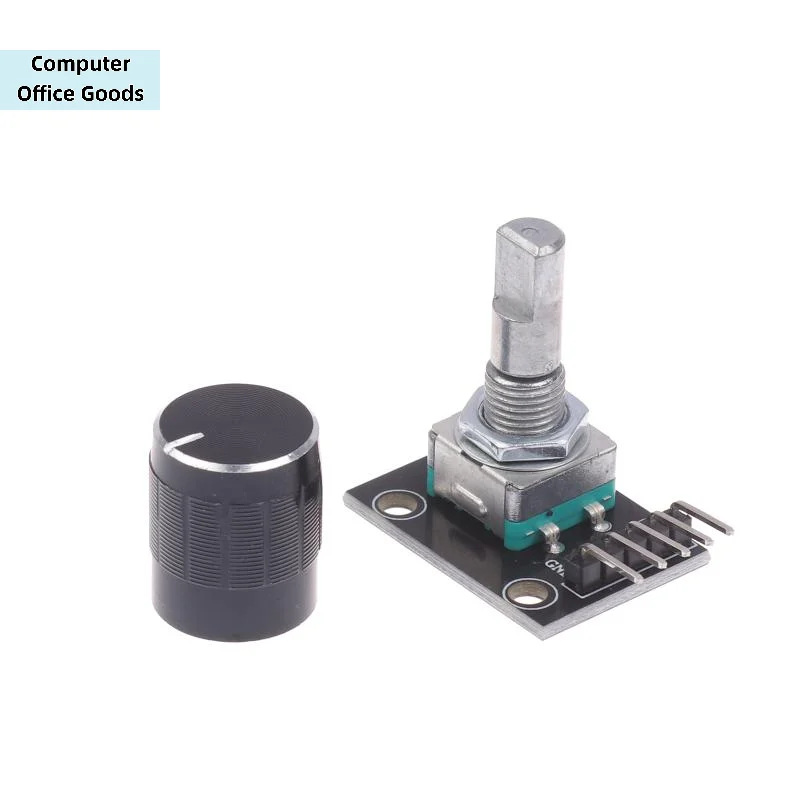 【KY-040 360 Degree Rotary Encoder Module With Push Button 20 Pulse 5VBrick Sensor Modules For Arduino Or DIY Electronics】 view 4