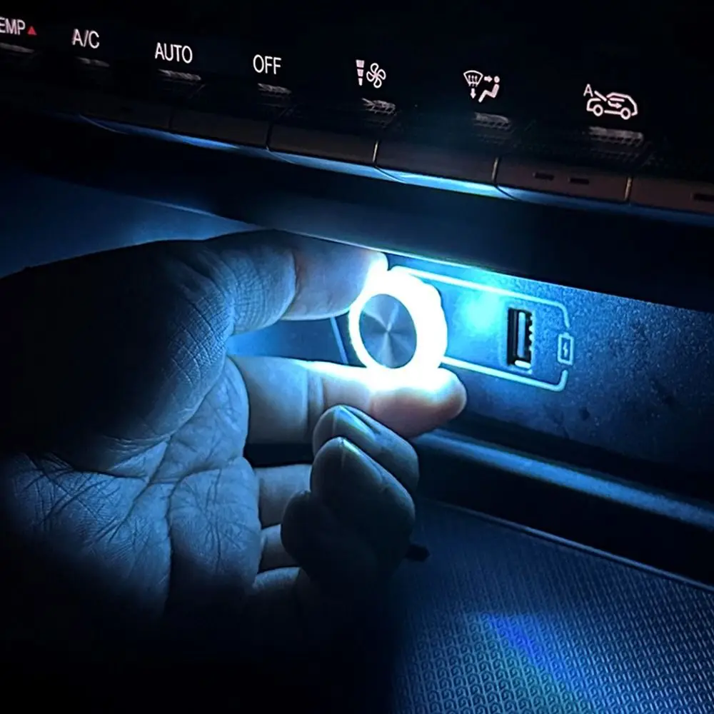 Mini LED Decorative USB Ambient Light Plug Play Portable Auto Interior Light Car Atmosphere Lamps