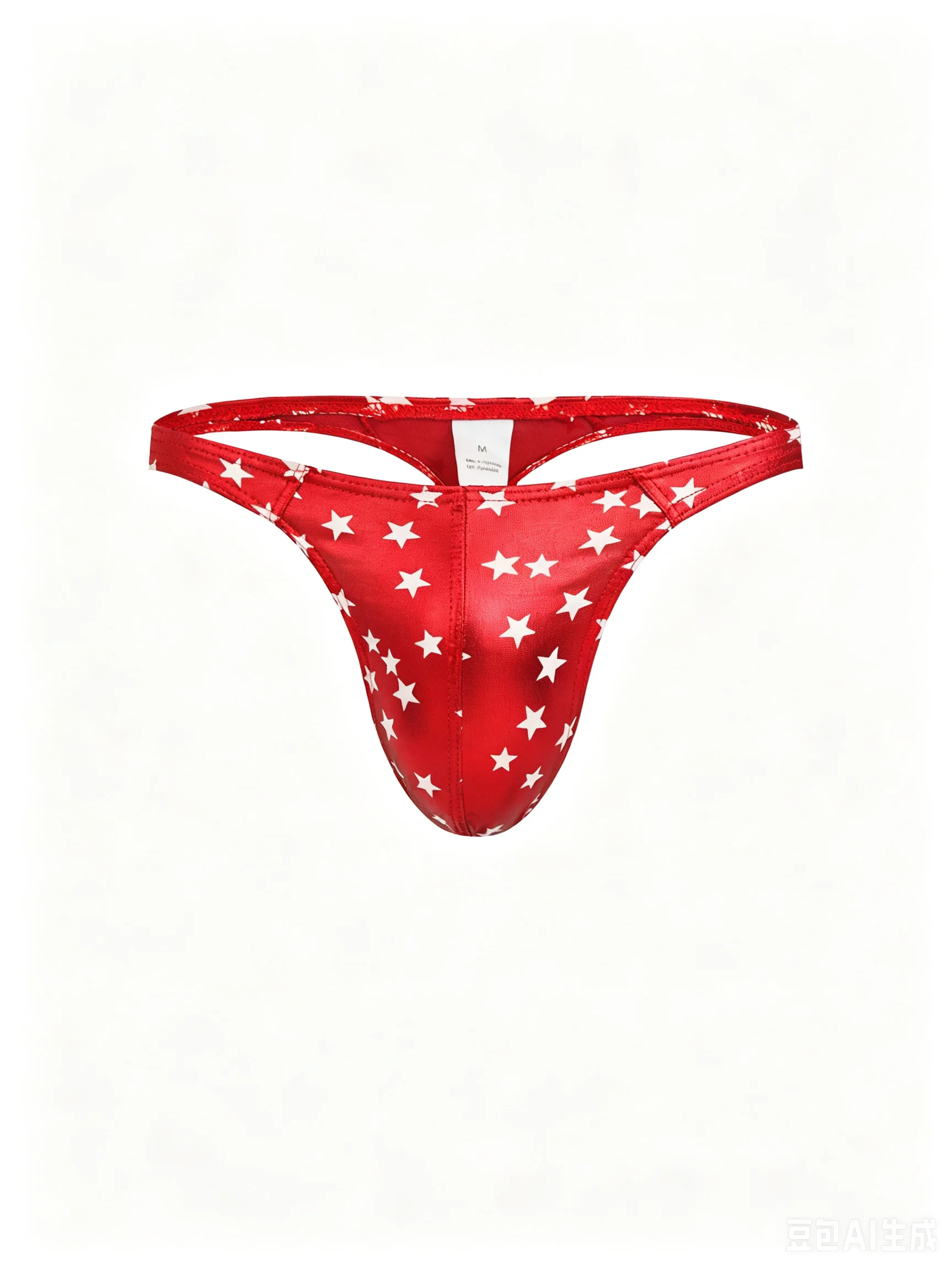 Jockstrap Athletic - Sous-vêtements string réfléchissants en similicuir pour