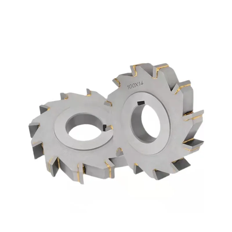 Tungsten steel inserted blade side and face milling cutters 125mm 150x4mm / 5 / 6 / 8/10/12/14/16 YG8 carbide circular saw blade