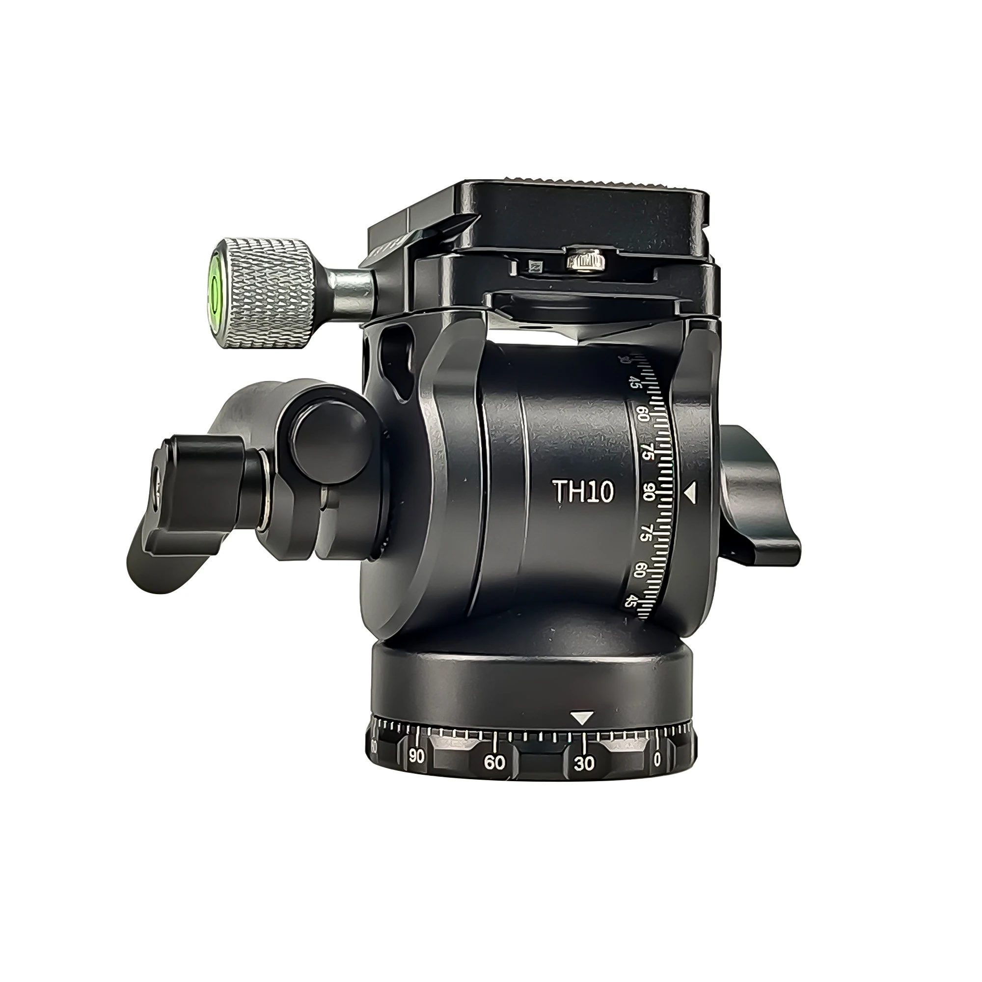 Cabezal de Trípode Fluido TH10, Modo de Montura Ecuatorial, Mini Gimbal Hidráulico con Amortiguación, Trípode de Fotografía Portátil, Accesorios
