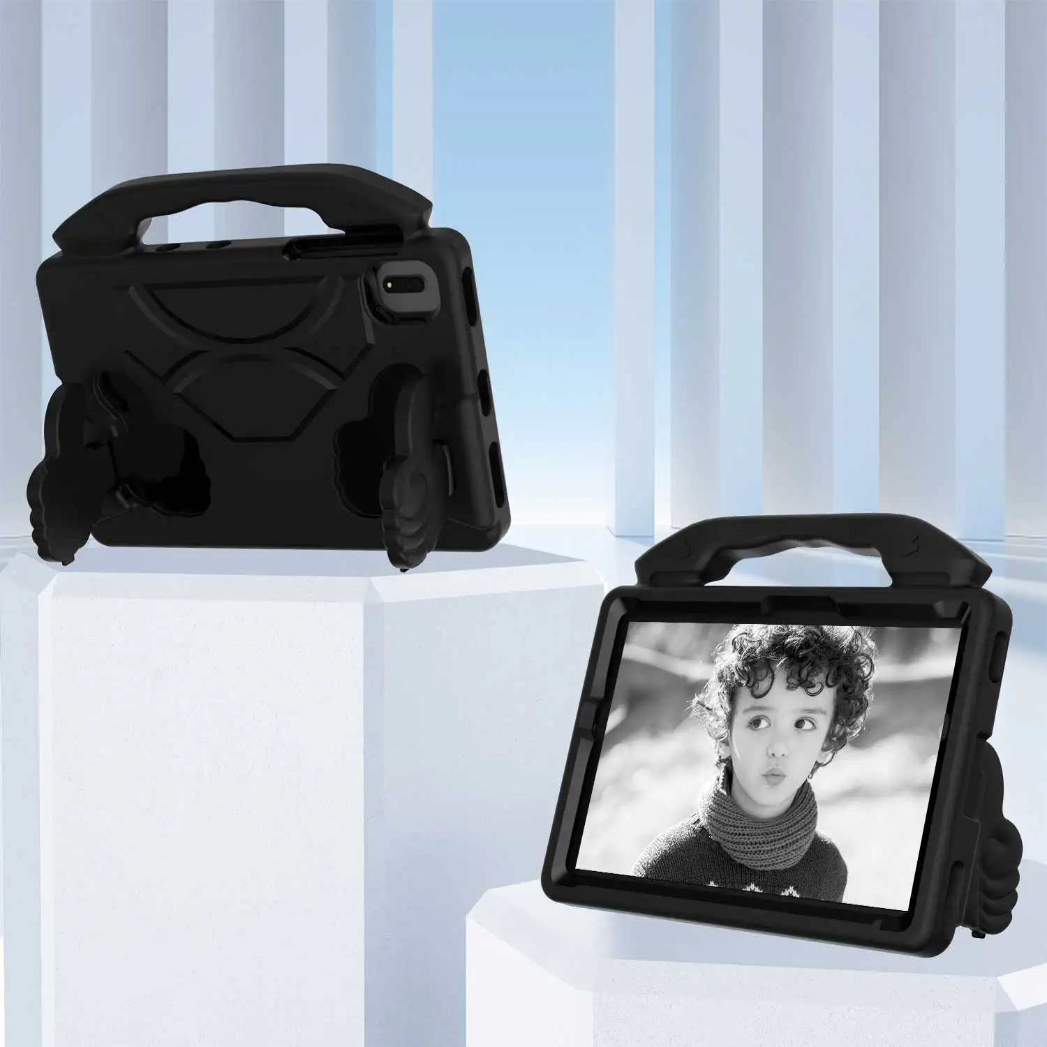 

Детский чехол из ЭВА для Lenovo Tab M11 K11 Xiaoxin Pad 2024, 11,0 дюймов TB330FU TB330KU TB330XU TB331FC, чехол-подставка для рук