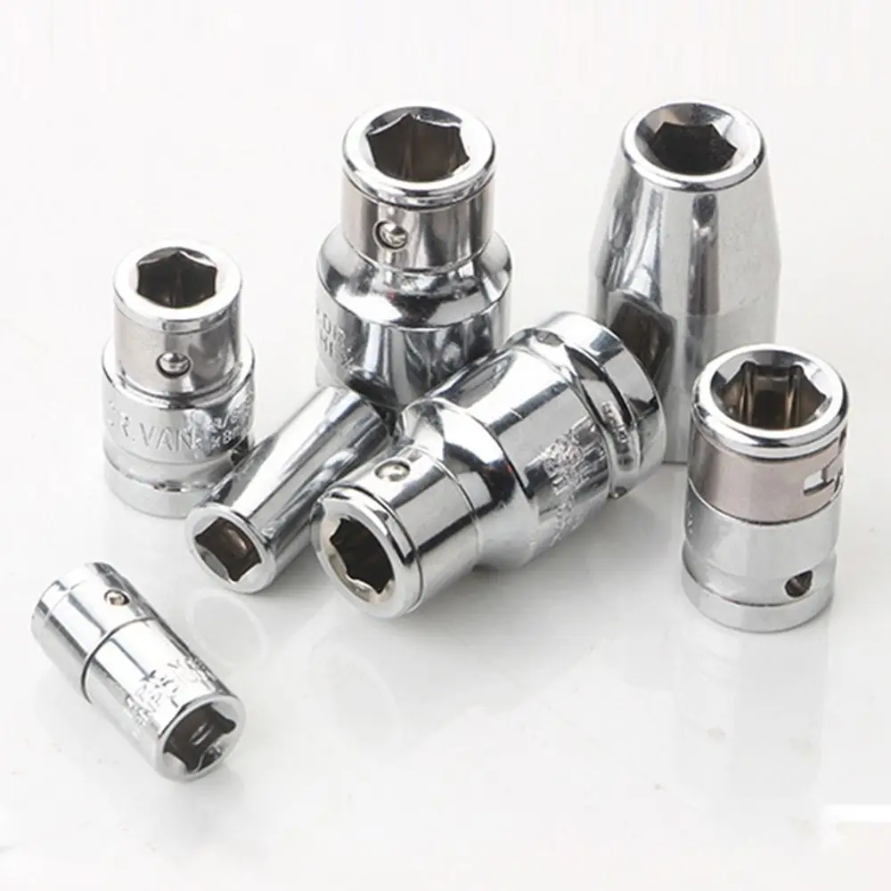 Durable Universal Ratchet Adapter 1/4 3/8 1/2 Hand Too Ratchet Wrench Adapter Hex Bit Adapter Electric Drill