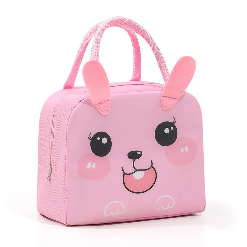 Bolsas Bento de dibujos animados para niños, bolsa de almuerzo con aislamiento para mujeres, bolsa de fiambrera portátil para mujeres, bolsas de Picnic, bolsa de aseo Х®дильник