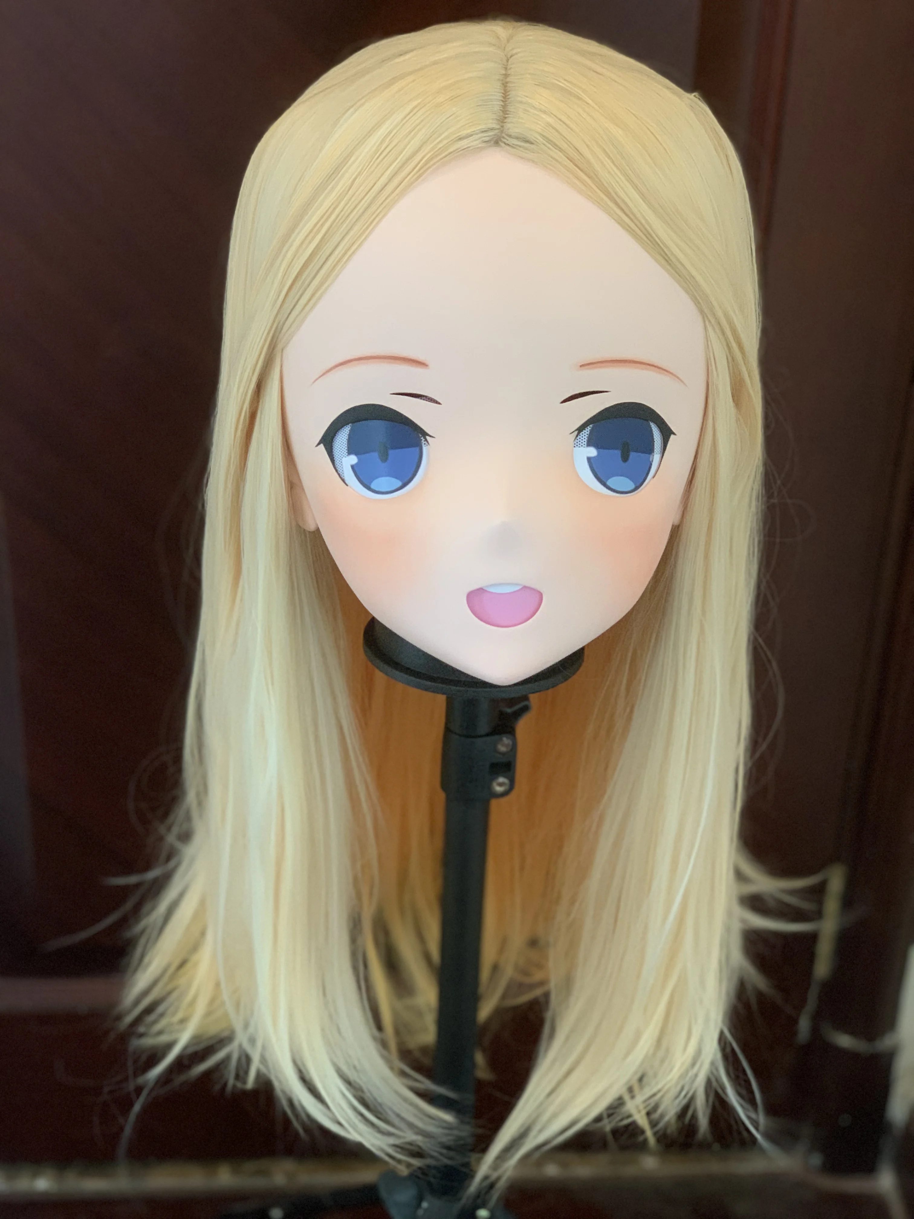 

(AL03) Customize Character ‘Abigail’ Female/Girl Resin Half/ Full Head With Lock Cosplay Japanese Anime Game Role Kigurumi Mask