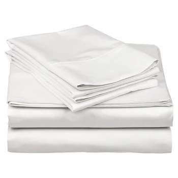 플랫 시트 100% 면 600 TC 화이트 그레이 블루 핑크 색상, 퀸 사이즈 245×250 Cm 커스터마이즈 Best5 플랫 시트 100% 면 600 TC 화이트 그레이 블루 핑크 색상, 퀸 사이즈 245×250 Cm 커스터마이즈 Best5