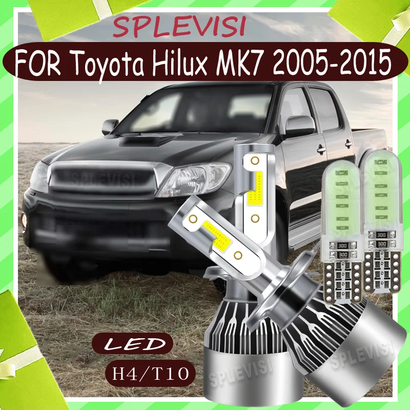 

Illuminate the Road Ahead Clearly H4 LED headlight For Toyota Hilux MK7 2005 2006 2007 2008 2009 2010 2011 2012 2013 2014 2015