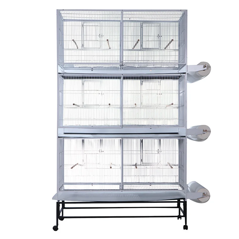 Clean Roll Paper Design Three Layers Large Birdcage Aviary Breeding Cages Flight Cages Bird