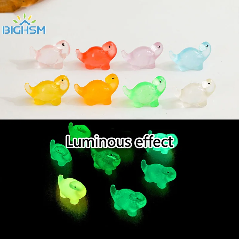 DIY Handmade Luminous Long -necked Dragon Resin Micro Landscape Ornament Shoots Props Micro Landscape Ornaments Home Accessori