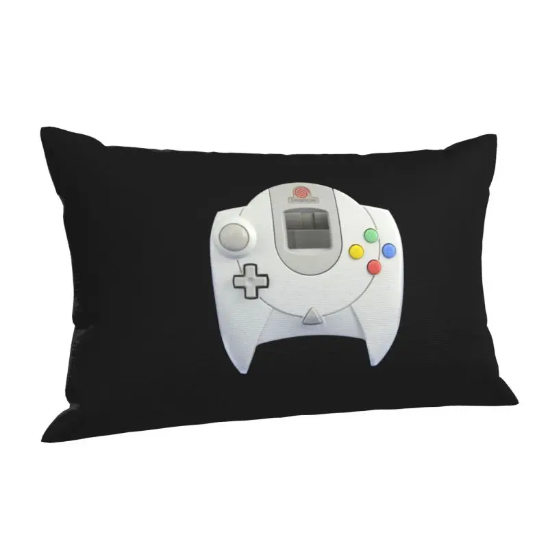 Custom Nordic Style Dreamcasts Game Controller Cushion Cover 60cmx40cm Soft Throw Pillow Case for Bed Sofa Rectangle Pillowcase