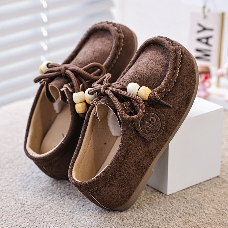 Picture 7: kids Flats Shoes 2025 Autumn Soft-soled Comfortable children Casual Shoes Lightweight Breathable Flat-soled Walking kids Shoes
