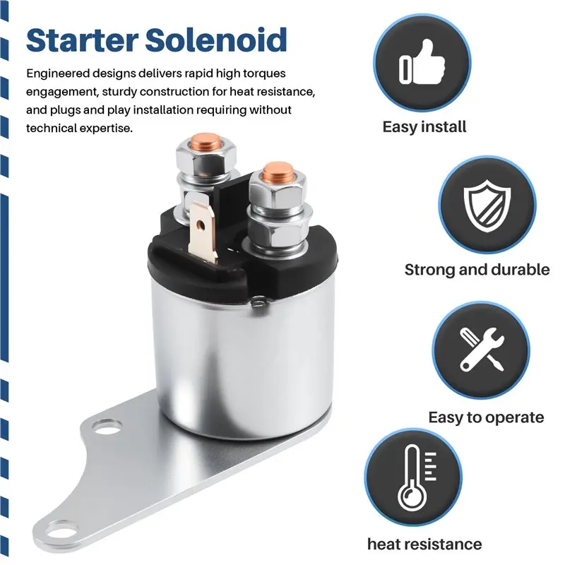 High Torques Starter Solenoid Quiet Generator For Predator 3500 756720 63584 Generator Relay Solenoid Valve-B51B