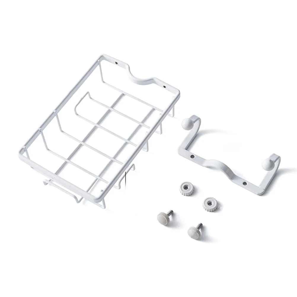 

Water Sink Storage Rack Adjustable Sponge Holder Kitchen Faucet Organizer No Drill Required Rust-Proof Plastic