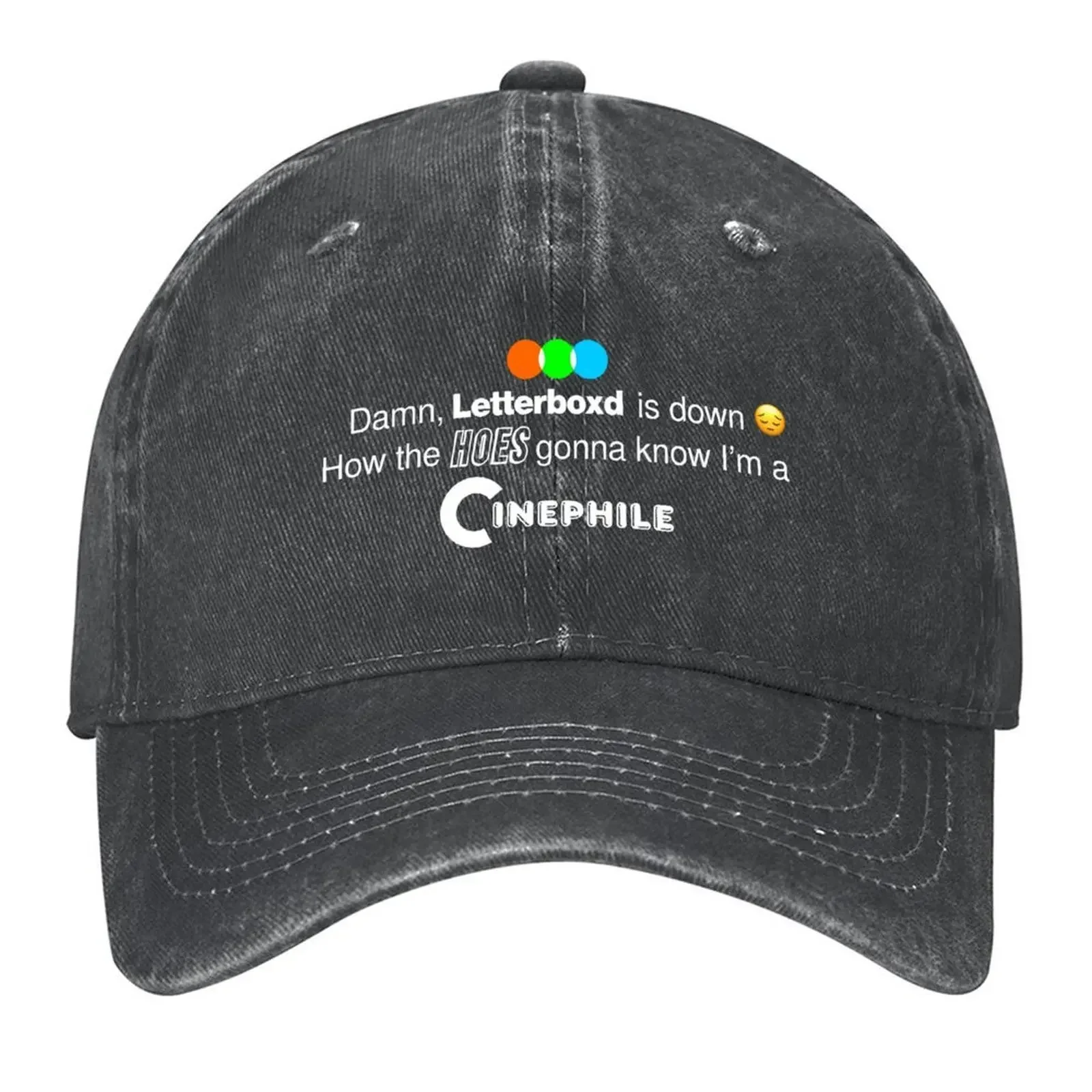 New Damn Letterboxd Is Down How The Hoes Baseball Cap Rave Brand Man cap derby hat Luxury Cap Caps For Women Men's
