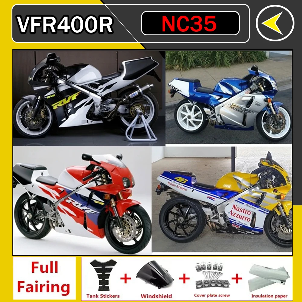 

VFR400R NC35 1994 1995 1996 1997 1998 Fairings Kit for HONDA VFR400 RVF 94 95 96 97 98 152 RVF400RR V4 Motorcycle Plastic Parts